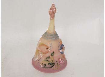 Large Fenton Fish Themed Bell