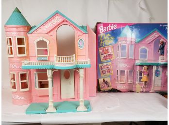 Huge 1995 Barbie Dream House Victorian Mansion