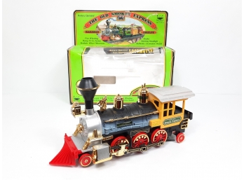 Vintage New Bright 'The Old Smokey Express' Battery Operated Locomotive - TESTED - LIKE NEW WORKING CONDITION