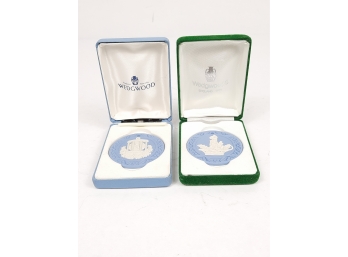 Lot Of 2 Vintage Wedgwood Ceramic Ornaments In Original Boxes - EXCELLENT CONDITION MADE In ENGLAND