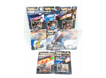 Lot Of 8 Hot Wheels Racing & Pro Racing Diecast Metal Model Cars Nascar ALL NEW  SEALED