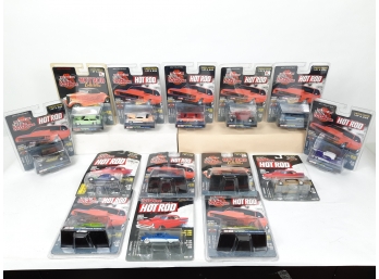 Lot Of 14 Racing Champions Hot Rod Cars - Ford, Buick, Mercury, Chevy Impala, Camaromad ALL NEW  SEALED