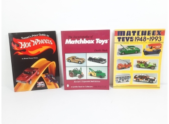 3x Books - The Encyclopedia Of Matchbox Toys 1999, Toys 1948-1993 Price Guide, Hot Wheels 1993 Price Guide
