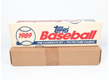 2x Sets Of MLB Cards - TOPPS 1988 1989 Sets - 792 Cars In Each - Believed Complete. Cards Are MINT