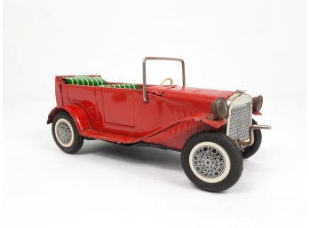 Vintage Tin Litho Model Jeep Car Made In Japan 6.5' Original