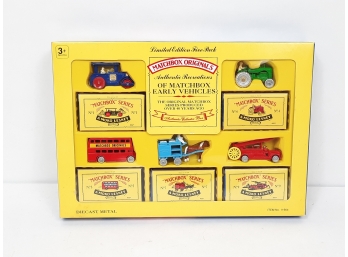 Matchbox Originals NOS Authentic Recreations Of Early Vehicles Limited Edition Set Of (5) Die Cast Vehicles