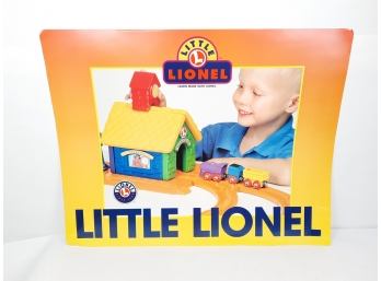 Lionel Dealer Store Display Advertisement Poster 28 X 22 Little Train Locomotive Children's Set Sign Cardboard