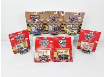 Lot Of 7 Racing Champions 50th Anniversary Nascar & Legends 1:64 Diecast Metal Cars NEW  SEALED WCard 1998