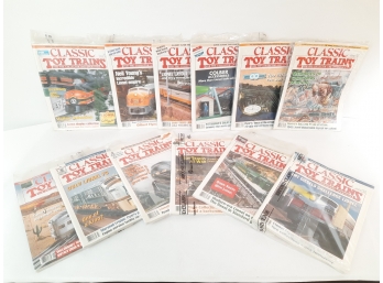 12x Classic Toy Trains Magazines Bi-Monthly - Entire 1993 & 1994 Years (From The Editors Of Model Railroader)