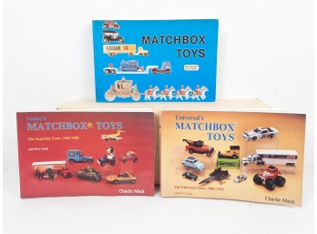 Lot Of 3 Matchbox Toy Catalogues & Price Guides 1969-1992 Lesney Superfast, Universal - Charlie Mack, Schiffer
