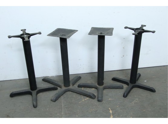 Group Of 4 28' Metal Table Bases