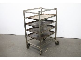 Sheet Pan Cart On Casters