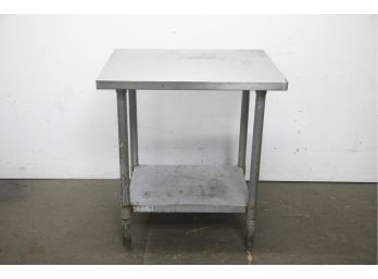 24 X 30 Inch  Stainless  Prep Table