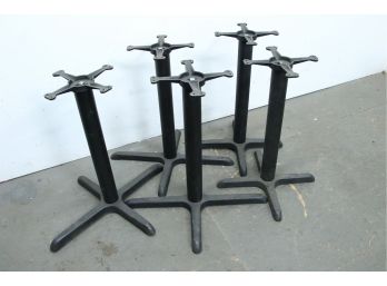 Group Of 5 28' Metal Table Bases