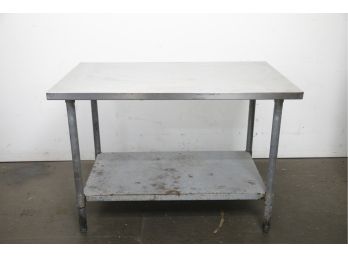 48 X 30 Inch  Stainless  Prep Table