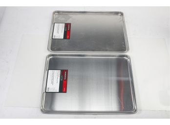 Pair Of New Tramontina Commercial Full Size Bun And Biscuit Pan.