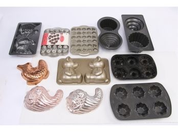 Group Of Cupcake/Cake Pans Some New