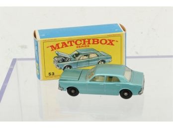 Matchbox Ford Zodiac In Box.