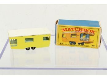 Matchbox Caravan In Box.