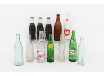 Vintage Soda And Beer Bottles