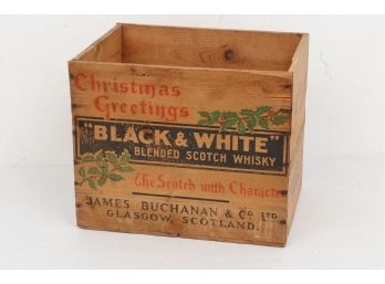 Black & White Whiskey Crate.