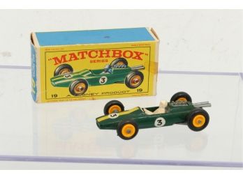 Matchbox Lotus Racer In Box.