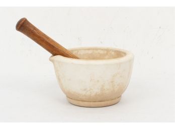Vintage Apothecary Mortar And Pestle