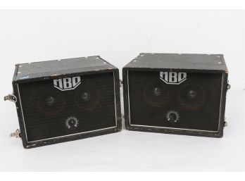 Pair Of Vintage MBO Speaker Cabinets