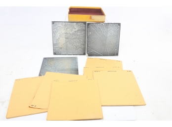 Box Of Vintage Kodak Aero Graphic Glass Negatives