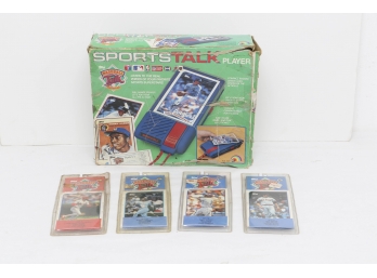 Sports Talk Player And Cards In Box