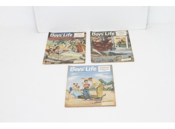 3 Vintage Boy's Life Magazines Nov. 53, Mar. 54, Jun. 54