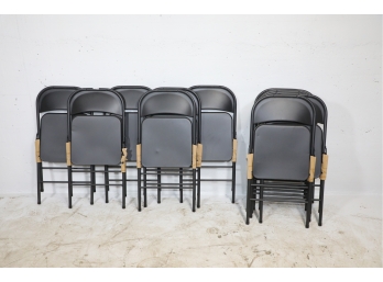 Lot Of 12 Cosco Folding Chairs