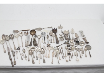 Large Group Of Silverplate Serving Pieces