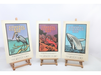 Lot Of California Coastal Clean Up Day Posters