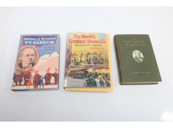 Group Of 3 Books On P.T. Barnum
