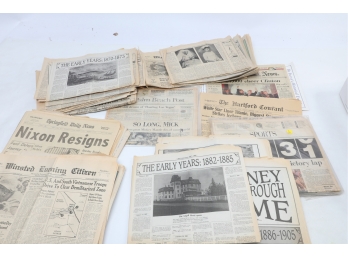 Lot Of Vintage Newspapers