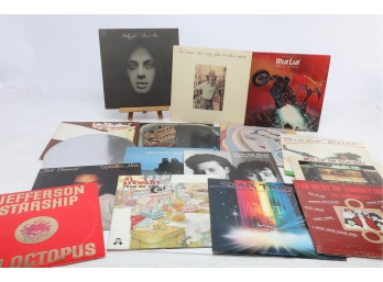 Group Of Lp Records Led Zeppelin, Meat Loaf, Billy Joel And Others