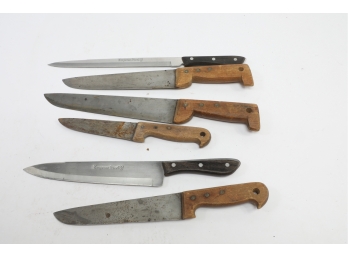 Lot Of Vintage Kitchen Knives