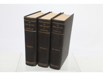 Rare 1896 History Of Waterbury CT.  3 Volume Set