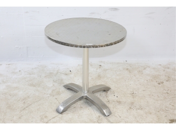 Stainless Steel Round Cafe Table