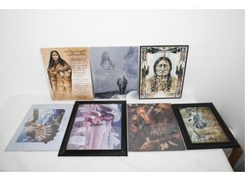 Group Of Native American Indian Images Posters