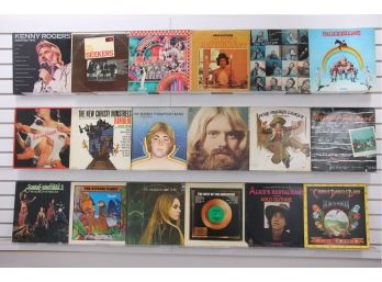 Lot Of Vintage LP 33 Vinyl Record Albums - Arlo Guthrie, The Sandpipers, Kenny Rogers, The Kingsmen  & More