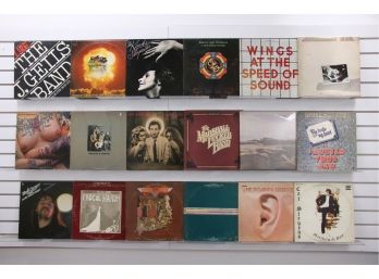 Lot Of Vintage LP 33 Vinyl Record Albums Aerosmith, Procol Harum, J Geils Band, ELO, The Alan Parsons Project