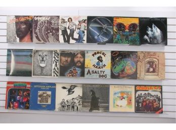 Lot Of Vintage LP 33 Vinyl Record Albums Frank Zappa, Uriah Heep, Procol Harum, Bread, Steppenwolf, Genesis