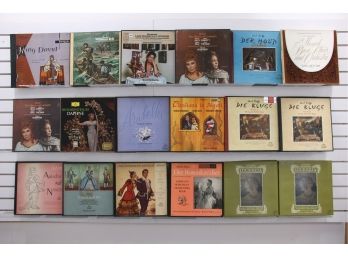 Lot Of Vintage LP 33 Multi Vinyl Record Box Sets Albums - Mainly Classical OPERA Music