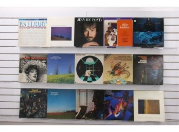 Lot Of Vintage LP 33 Vinyl Record Albums JAZZ & BLUES Jean-luc Ponty, Free Flight, George Winston Memphis Slim