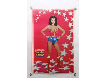 Vintage Original 1977 Lynda Carter As Wonder Woman Poster