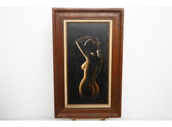 Portrait Of A Nude Woman Signed By HESTON