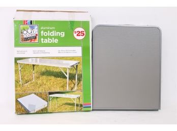 Vintage Portable Aluminum Folding Table - NEW