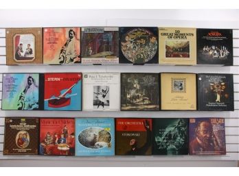 Lot Of Vintage LP 33 Multi Vinyl Record Box Sets Albums - Mainly Classical Music
